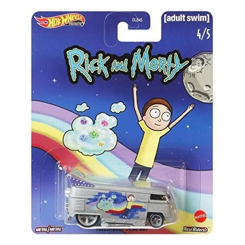Mattel Hot Wheels Rick And Morty Volkswagen Drag Bus 4/5 5 Mattel Hot Wheels Rick And Morty Volkswagen Drag Bus 4/5