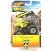 DieCast Hot Wheels Monster Trucks Exclusive Redlines 4/5 Mooneyes Bone Shaker (Yellow)
