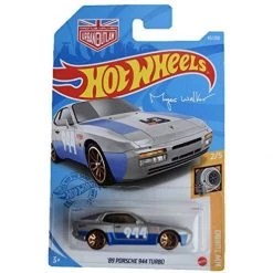 DieCast Hot Wheels '89 Porsche 944 Turbo, Turbo 2/5 [Silver/Blue]