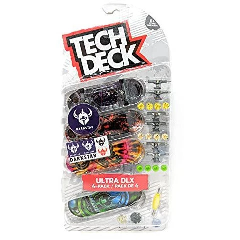 Tech Deck Darkstar Skateboards 2021 Ultra DLX 4-Pack Of Inception, Insignia And Anodize Fingerboards Spin Master 1 Tech Deck Darkstar Skateboards 2021 Ultra DLX 4-Pack Of Inception, Insignia And Anodize Fingerboards Spin Master