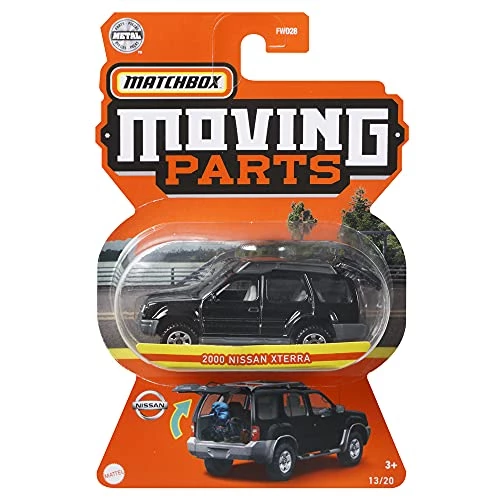Matchbox 2000 Nissan Xterra (Black) 13/20, 2021 Moving Parts Mattel 7 Matchbox 2000 Nissan Xterra (Black) 13/20, 2021 Moving Parts Mattel