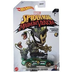 DieCast Hot Wheels Custom '15 Ford Mustang 4/5, Spider Man Maximum Venom [Venomized Groot]