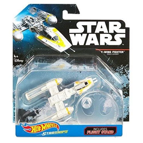 Hot Wheels Star Wars Rogue One Starship Vehicle, Y-Wing Gold Leader - Damaged Packaging 4 Hot Wheels Star Wars Rogue One Starship Vehicle, Y-Wing Gold Leader - Damaged Packaging