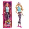 Mattel Barbie Fashionistas Doll #158 With Blonde Hair With Malibu Dress And Leggings, Toy For Kids 3 To 8 Years Old