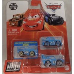 Kingsdugout Disney Pixar Cars Metal Mini Racers Dinoco Series McQueen The King Chick Hicks