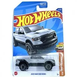 Toy Choo Choo Hot Wheels 2022 - 2020 RAM 1500 Rebel - 23/250 [Silver/Black] HW Hot Trucks 1/10