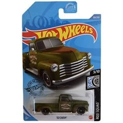 DieCast Hot Wheels '52 Chevy [Green], Rod Squad 3/10 [Ship In Protector Case]