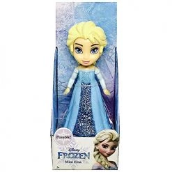 Toy Choo Choo Hasbro Disney Princess Poseable Elsa Movie Dress Mini Toddler Glitter Frozen Doll 3"