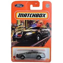 Matchbox Ford Police Interceptor, [Gray] 95/100