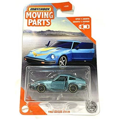 Mattel Matchbox Moving Parts 1982 Datsun 280 ZX (Pearl Blue) 1 Mattel Matchbox Moving Parts 1982 Datsun 280 ZX (Pearl Blue)
