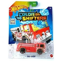 Toy Choo Choo DieCast Hot Wheels 2021 Color Shifters Fire Eater Truck (1:64 Scale)