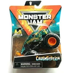 Monster Jam Crushtation, Wheelie Bar Truck Series 18 (1:64 Scale) Spin Master