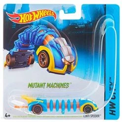 Mattel Hot Wheels Mutant Machines ~ Centi Speeder ~ Blue And Yellow ~ CGM83 ~ Unique Slithering Action Car