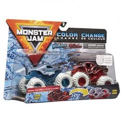 Spin Master Monster Jam 1:64 Scale Color Change Megalodon Vs Octon8er