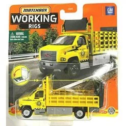 Mattel Matchbox Working Rigs GMC 3500 Attenuator Truck 2/16 (Yellow)