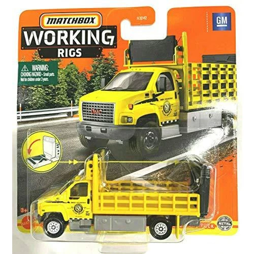 Mattel Matchbox Working Rigs GMC 3500 Attenuator Truck 2/16 (Yellow) 1 Mattel Matchbox Working Rigs GMC 3500 Attenuator Truck 2/16 (Yellow)