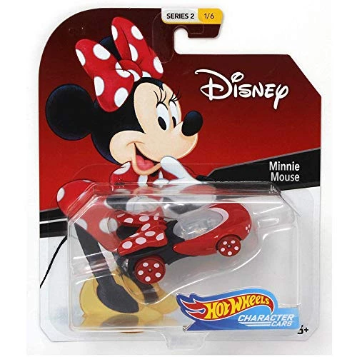 Hot Wheels Character Cars Disney Minnie Mouse Vehicle Series 2 1/6 3 Hot Wheels Character Cars Disney Minnie Mouse Vehicle Series 2 1/6