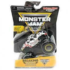 Spin Master Monster Jam Monster Mutt Dalmatian [Breaking World Records] 1:64 Scale Exclusive Truck And Flag