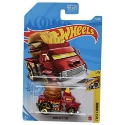 DieCast Hot Wheels Buns Of Steel, Fast Foodie 1/5 [Ship With Protector Case]