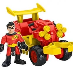 DC Comics Fisher-Price Imaginext DC Super Friends Streets Of Gotham City Robin & ATV 10 DC Comics Fisher-Price Imaginext DC Super Friends Streets Of Gotham City Robin & ATV