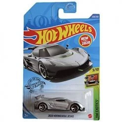 Mattel Hot Wheels 2020 Koenigsegg Jesko 228/250 [Silver], Exotics 3/10