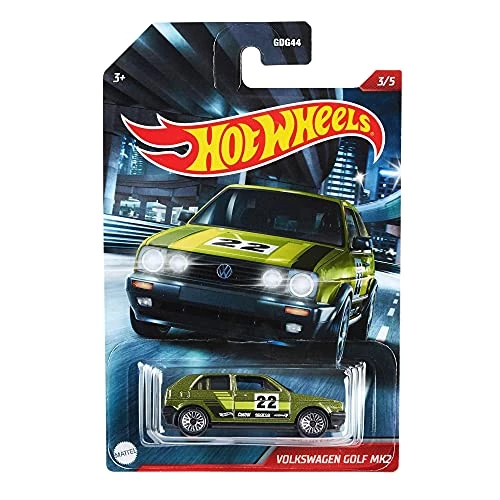 Hot Wheels Volkswagen Golf MK2 1:64 Scale Car, Gift For Collectors & Kids Ages 3 Years Old & Up 4 Hot Wheels Volkswagen Golf MK2 1:64 Scale Car, Gift For Collectors & Kids Ages 3 Years Old & Up