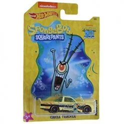Hot Wheels Spongebob Circle Trucker 3/6, Yellow Mattel