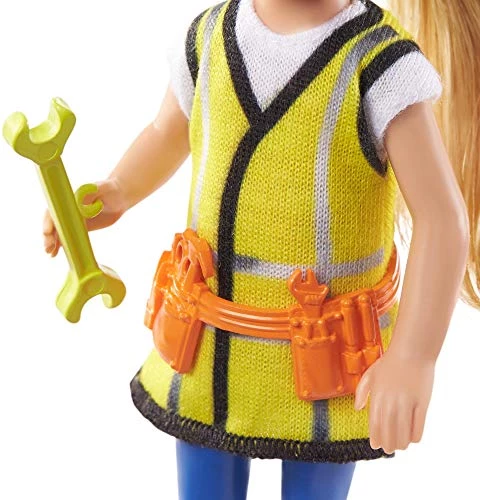 Barbie Chelsea Can Be Playset With Blonde Chelsea Builder Doll (6-In/15.24-cm) Hard Hat, Tool Belt, Goggles, Saw, Hammer, Wrench, Toolbox, Great Gift For Ages 3 Years Old & Up Mattel 2 Barbie Chelsea Can Be Playset With Blonde Chelsea Builder Doll (6-In/15.24-cm) Hard Hat, Tool Belt, Goggles, Saw, Hammer, Wrench, Toolbox, Great Gift For Ages 3 Years Old & Up Mattel