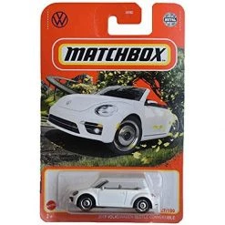 Matchbox 2019 Volkswagens Beetle Convertible, [White] 27/100