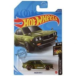 Hot Wheels Mazda RX-3 243/250 Green, Nightburnerz 8/10