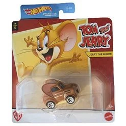 Hot Wheels Character Cars Jerry The Mouse, Tom And Jerry 2/5 Mattel