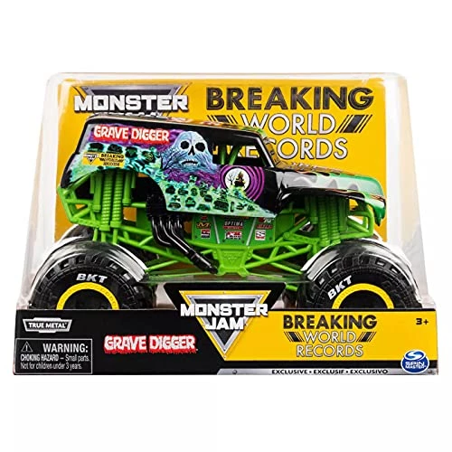 Monster Jam 2021 Target Exclusive Breaking World Records Series 1:24 Scale Diecast Grave Digger 1 Monster Jam 2021 Target Exclusive Breaking World Records Series 1:24 Scale Diecast Grave Digger