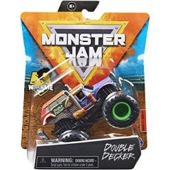 Monster Jam 2021 Spin Master 1:64 Diecast Monster Truck With Wheelie Bar: Wreckless Trucks Double Decker