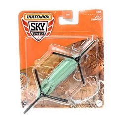Sky Busters, Matchbox Matchbox Sky Busters CH-47 Chinook Helicopter, Green Mattel
