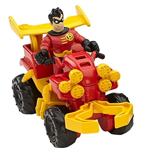 DC Comics Fisher-Price Imaginext DC Super Friends Streets Of Gotham City Robin & ATV 2 DC Comics Fisher-Price Imaginext DC Super Friends Streets Of Gotham City Robin & ATV