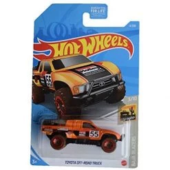 DieCast Hot Wheels Toyota Off Road Truck, Baja Blazers 3/10 [Orange]