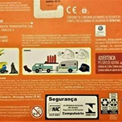 Matchbox Hitch & Haul MBX Wave Rider 4/8 - Volks Transporter Cab, Travel Trailer II (sea Blue), Chair, Surfboards, Surfer Wave Mattel