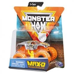 Toy Choo Choo Spin Master MJ 2019 Monster Jam Max-D With Orange Tires 1:64