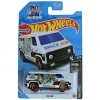 Hot Wheels Space Jam 70s Van, Space Series 4/5 White 1:64 Scale Vehicle Mattel