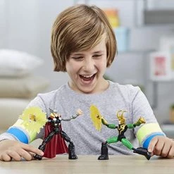 Avengers Marvel Bend And Flex Thor Vs. Loki Action Figure Toys, 6-Inch Flexible Figures, Includes 2 Accessories, Ages 4 And Up