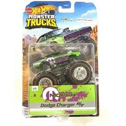 DieCast Hot Wheels Monster Trucks 1:64 Scale Exclusive Redlines 1/5 ['70 Dodge Charger R/T]