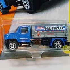 Matchbox 2017 MBX Construction Petrol Pumper (Fuel Truck) 32/125, Blue Mattel