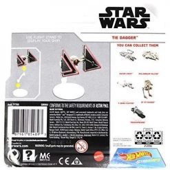 Hammond Toys 2020 Tie Dagger Hot Wheels Star Wars Starship Mattel