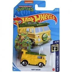 DieCast Hot Wheels Party Wagon, Screen Time 4/10 [Yellow] 5 Spoke