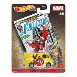 Hot Wheels Pop Culture Combat Medic 1:64 Scale Vehicle For Kids Aged 3 Years Old & Up & Collectors Of Classic Toy Cars, Featuring New Castings & Themes