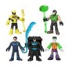 Fisher-Price Imaginext DC Super Friends Bat-Tech Multi-Pack, Set Of 5 Poseable Figures With Clear Light-up Chests For Kids Ages 3 To 8 Years DC Comics
