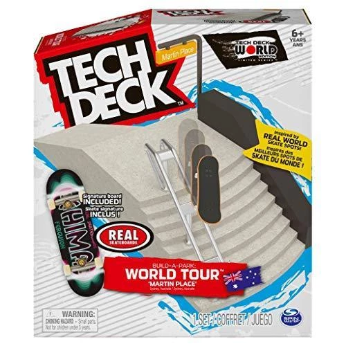 TECH DECK, Build-A-Park World Tour, Martin Place (Australia), Ramp Set With Real Skateboards Chima Ferguson Bandwidth Oval Signature Fingerboard 1 TECH DECK, Build-A-Park World Tour, Martin Place (Australia), Ramp Set With Real Skateboards Chima Ferguson Bandwidth Oval Signature Fingerboard