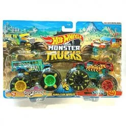 DieCast Hot Wheels Monster Trucks Demolition Doubles [Too S'Cool Vs Demo Derby] 1:64 Scale 2-Pack Mattel