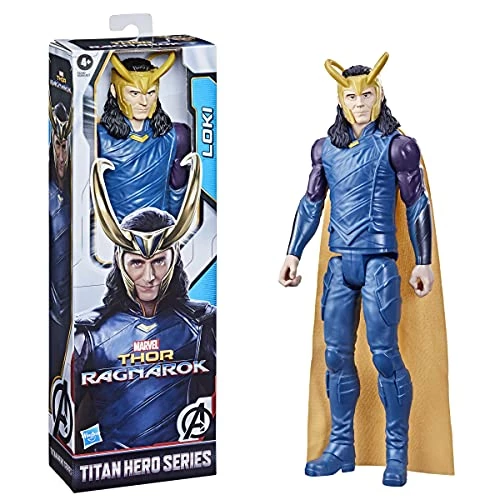 Avengers Marvel Titan Hero Series Collectible 12-Inch Loki Action Figure, Toy For Ages 4 And Up 4 Avengers Marvel Titan Hero Series Collectible 12-Inch Loki Action Figure, Toy For Ages 4 And Up