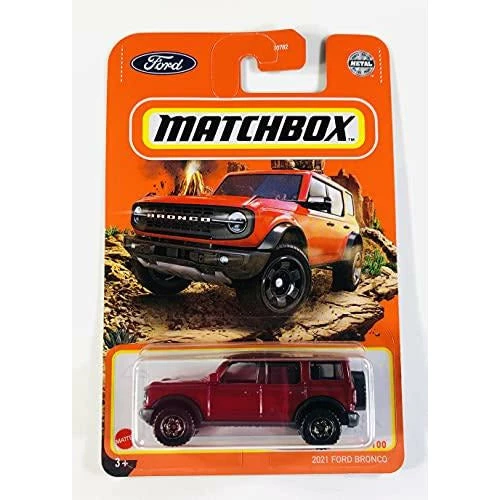 Mattel Matchbox 2021 - 2021 Ford Bronco - Red - 21/100 1 Mattel Matchbox 2021 - 2021 Ford Bronco - Red - 21/100